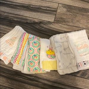 Lot of 6 used burp cloths